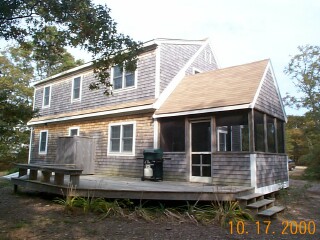 The Martha's Vineyard house, back exterior